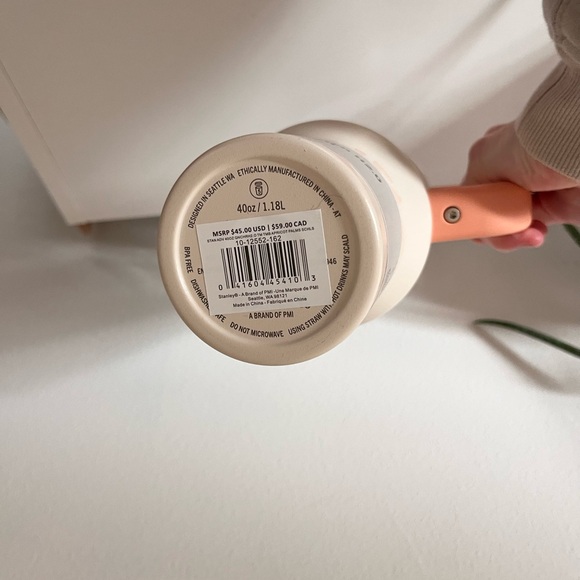 Stanley Floral Pink Tumbler with Handle - Picture 5 of 6